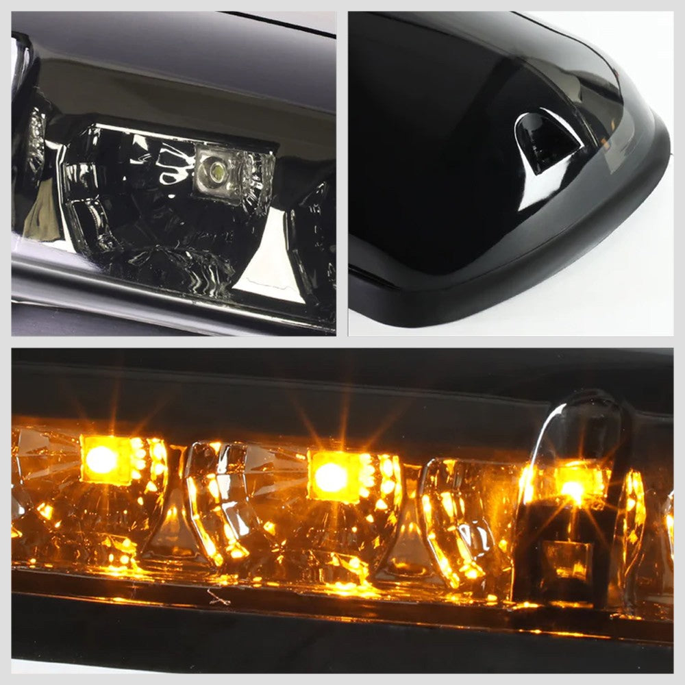 Smoked House&Len/Yellow LED Roof Top Light Cab Lamp For 02-06 Silverado/Sierra BFC-RFL-CHVSIL02-SM-YL