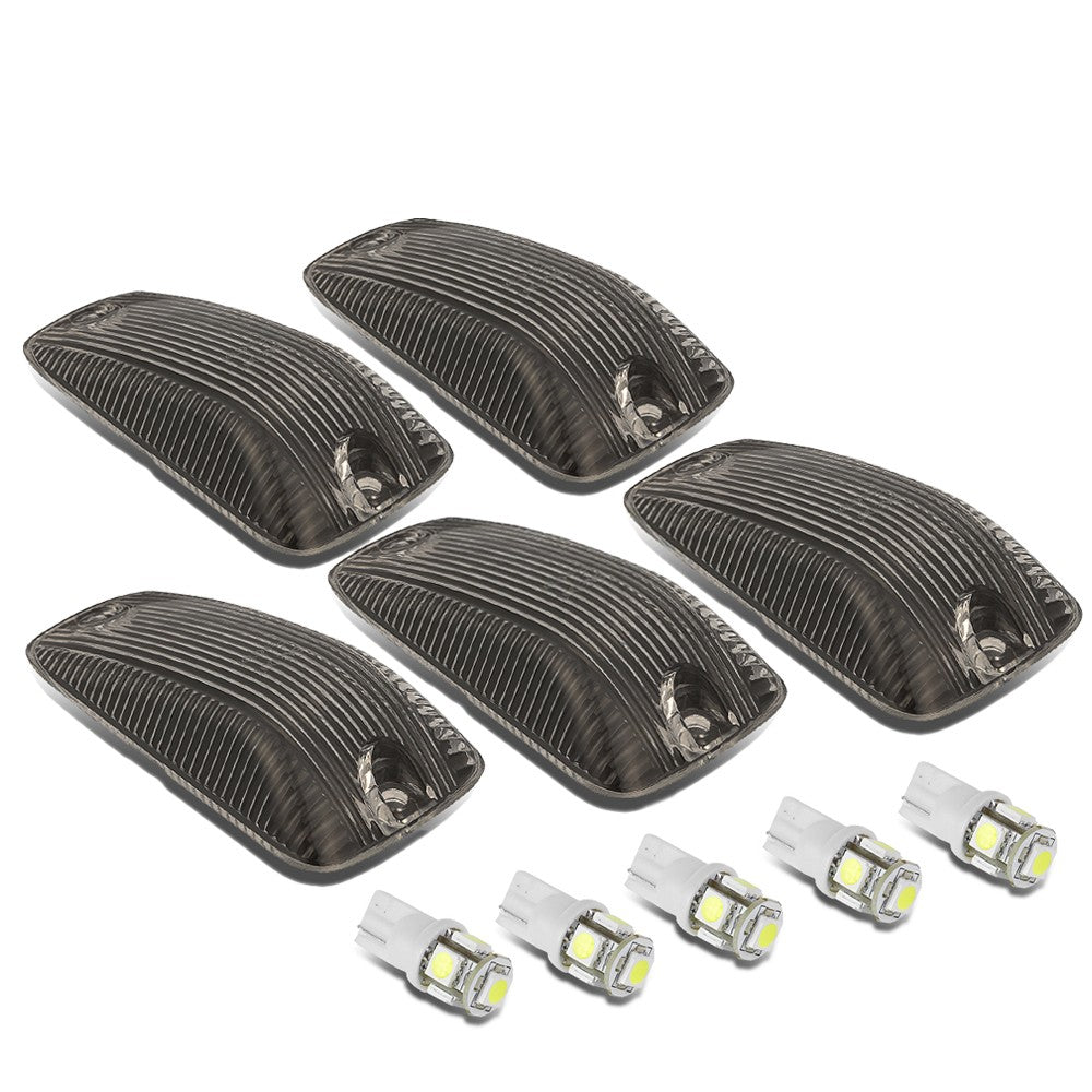 Smoked House&Len/White LED Roof Top Light Cab Lamp For 88-02 Chevy C/K-Series BFC-RFL-CHVSIL88-SM-WH