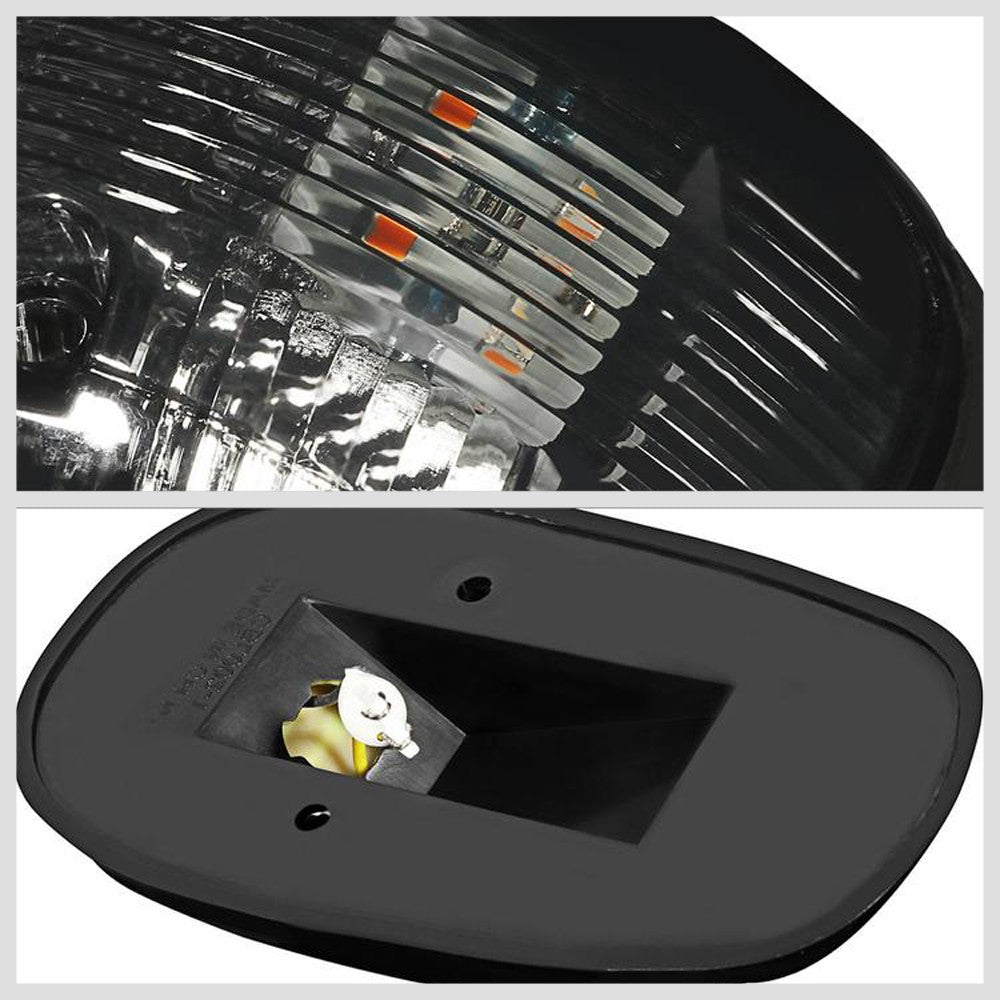 5PCS Amber LED Cab Roof Top Light with ABS Smoke Lens For 99-02 Ram 2500