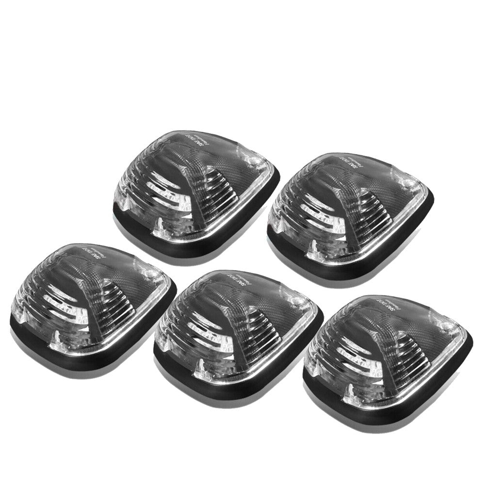 Black House/Clear Len/White LED Roof Top Light Cab Lamp For 99-16 F-Series SD BFC-RFL-FSD99-BK-WH