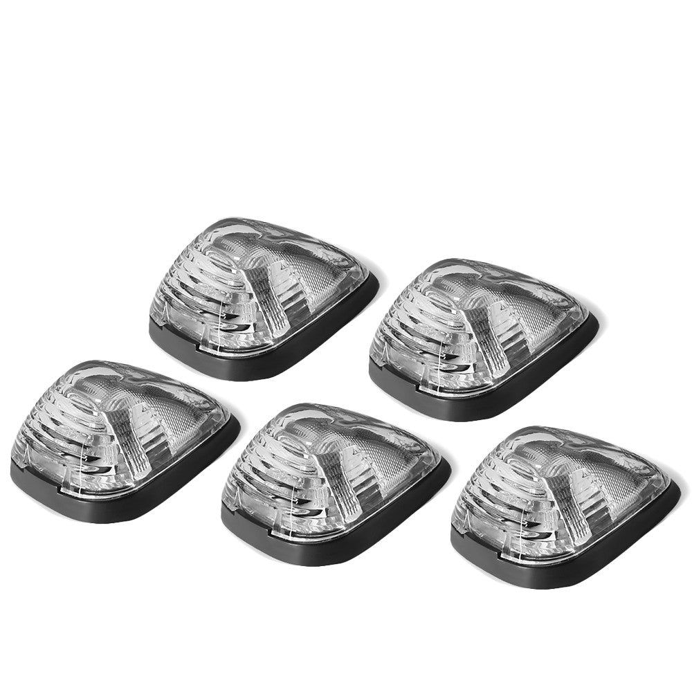 Chrome House/Clear Len/White LED Roof Top Light Cab Lamp For 99-16 F-Series SD BFC-RFL-FSD99-CH-WH