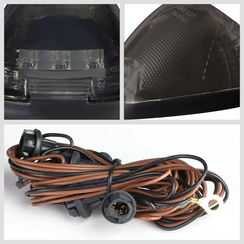 Smoked House&Len/White LED Roof Top Light Cab Lamp For 99-16 F-Series SD BFC-RFL-FSD99-SM-WH