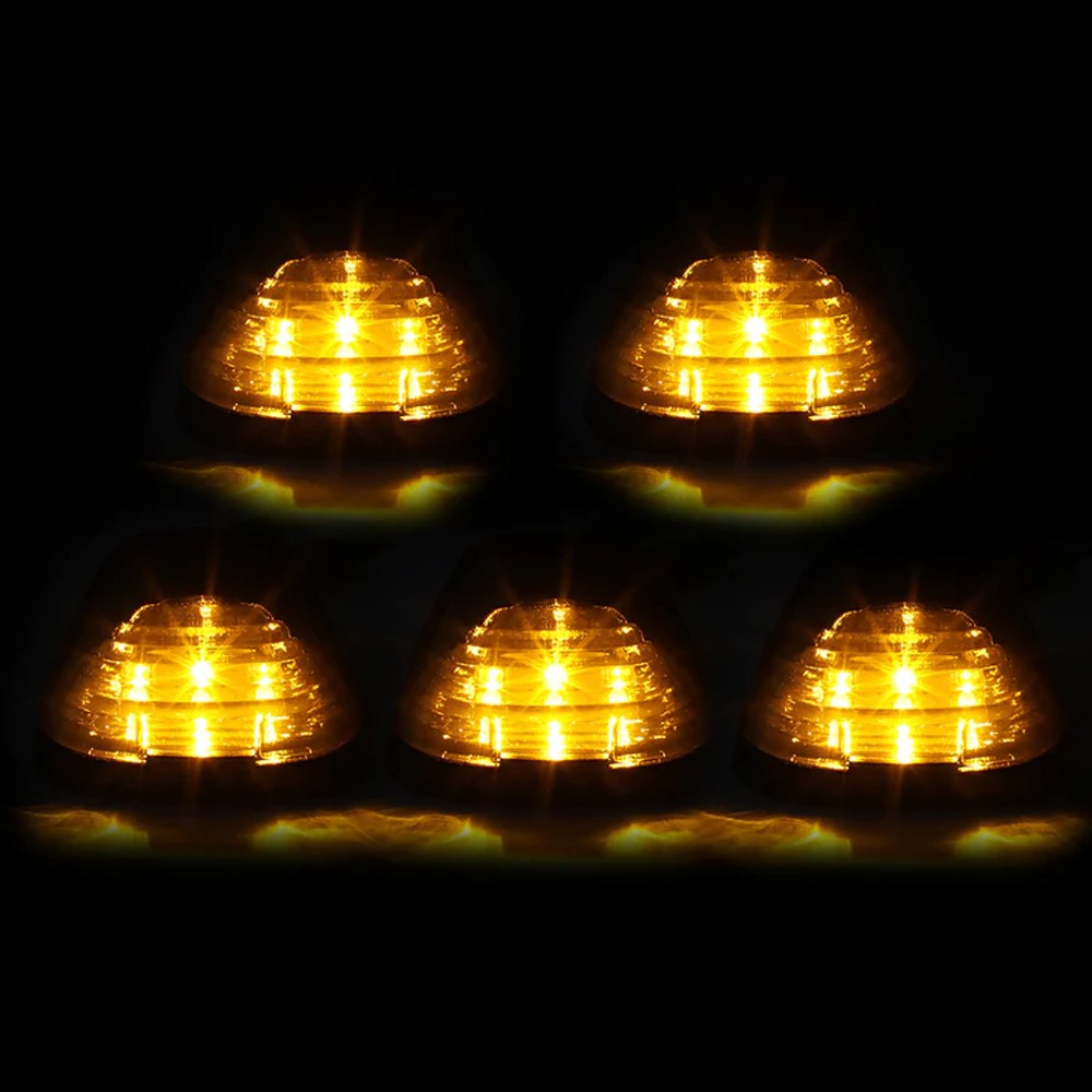 Smoked House&Len/Yellow LED Roof Top Light Cab Lamp For 99-16 F-Series SD BFC-RFL-FSD99-SM-YL