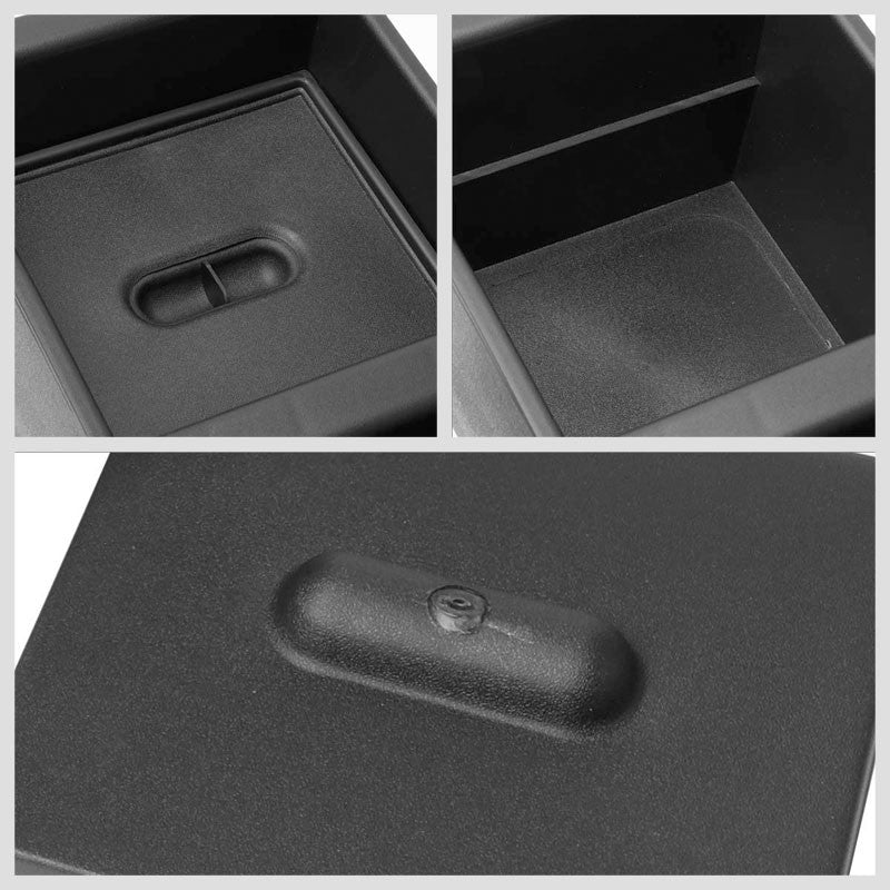 Black Center Console Organizer Coin Tray Lid For 15-18 Silverado/Suburban/Tahoe-Interior-BuildFastCar