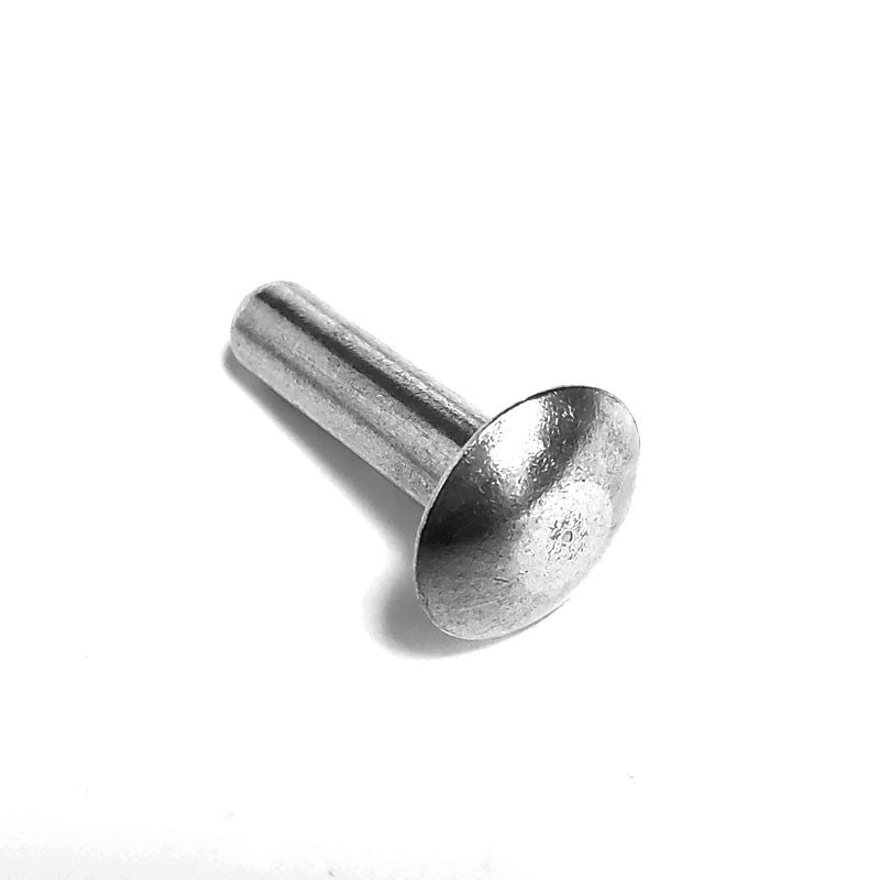 100x L/25mm 1/4" Dia Alu Brazier Head Solid Rivet Fastener Hard Trailer Repair-Hardware Fasteners-BuildFastCar-BFC-TTP-SRT-BZH-025-100-HD