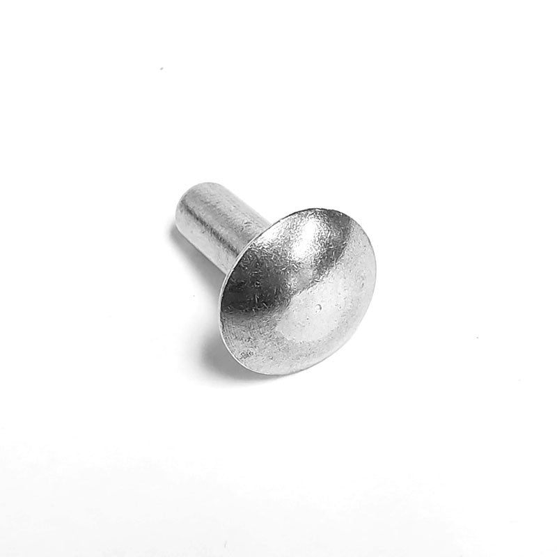 100x L/19mm 1/4" Dia Alu Brazier Head Solid Rivet Fastener Hard Trailer Repair-Hardware Fasteners-BuildFastCar-BFC-TTP-SRT-BZH-025-075-HD
