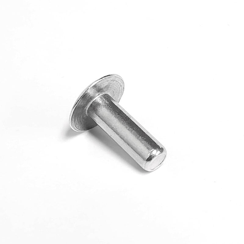 100x L/19mm 1/4" Dia Alu Brazier Head Solid Rivet Fastener Hard Trailer Repair-Hardware Fasteners-BuildFastCar-BFC-TTP-SRT-BZH-025-075-HD
