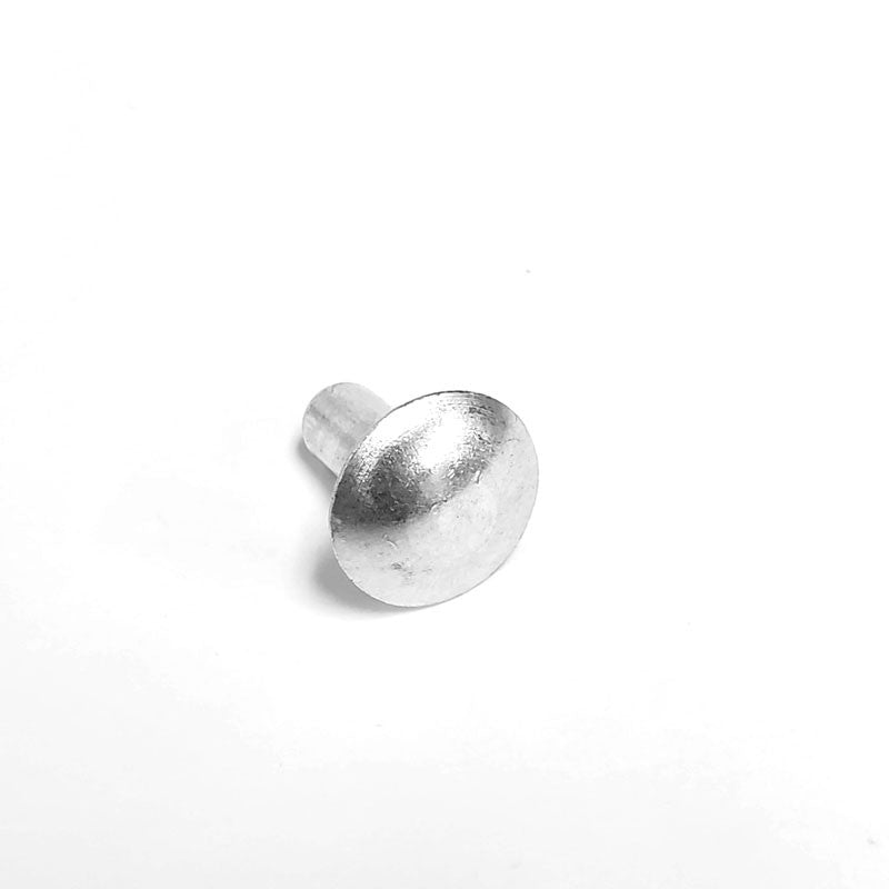 100x L/16mm 1/4" Dia Alu Brazier Head Solid Rivet Fastener Soft Trailer Repair-Hardware Fasteners-BuildFastCar-BFC-TTP-SRT-BZH-025-062-ST