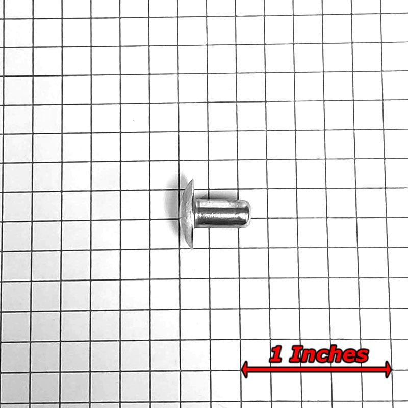 100x L/9.5mm 3/16" Dia Alu Brazier Head Solid Rivet Fastener Hard Trailer Repair-Hardware Fasteners-BuildFastCar-BFC-TTP-SRT-BZH-018-038-HD
