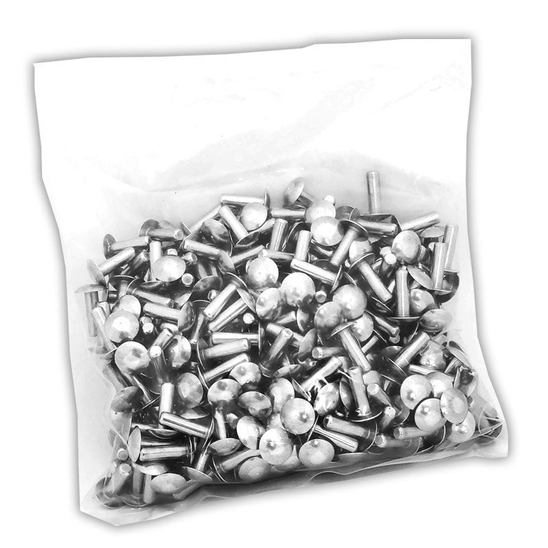 100x L/16mm 3/16" Dia Alu Brazier Head Solid Rivet Fastener Hard Trailer Repair-Hardware Fasteners-BuildFastCar-BFC-TTP-SRT-BZH-018-062-HD