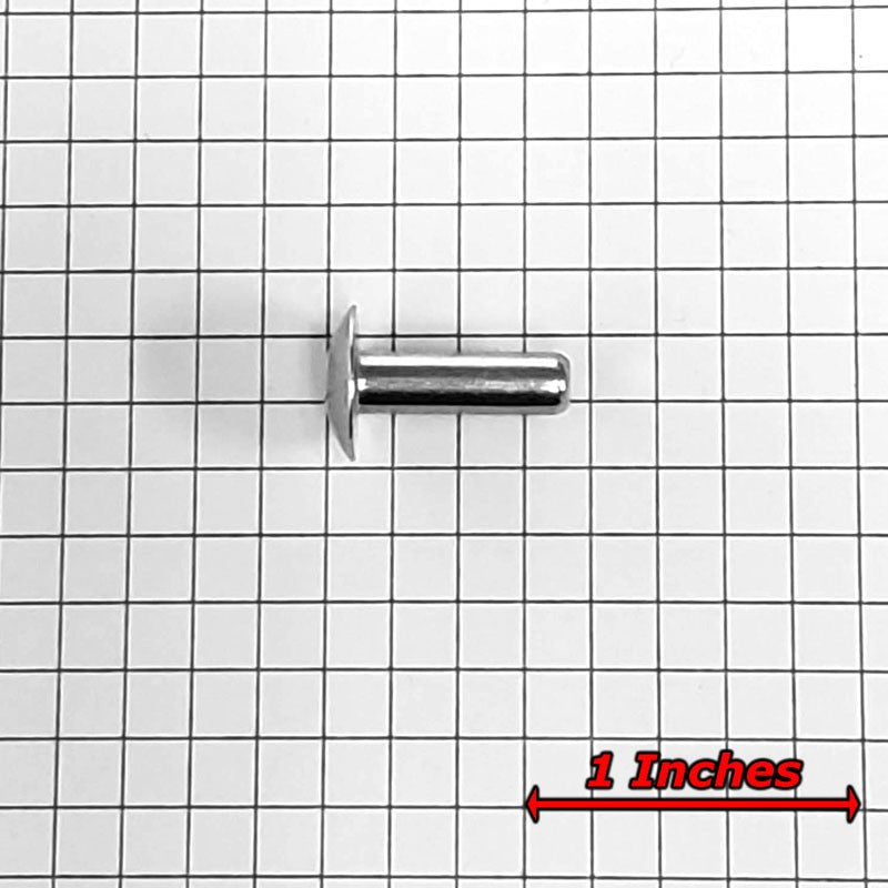 100x L/16mm 3/16" Dia Alu Brazier Head Solid Rivet Fastener Hard Trailer Repair-Hardware Fasteners-BuildFastCar-BFC-TTP-SRT-BZH-018-062-HD
