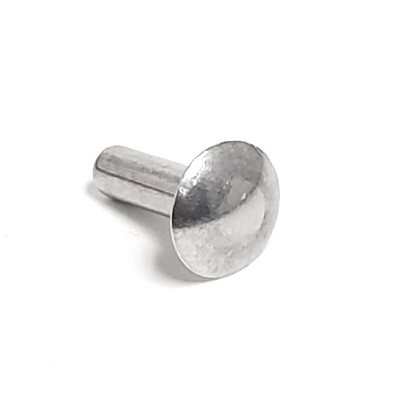 100x L/16mm 3/16" Dia Alu Brazier Head Solid Rivet Fastener Soft Trailer Repair-Hardware Fasteners-BuildFastCar-BFC-TTP-SRT-BZH-018-062-ST