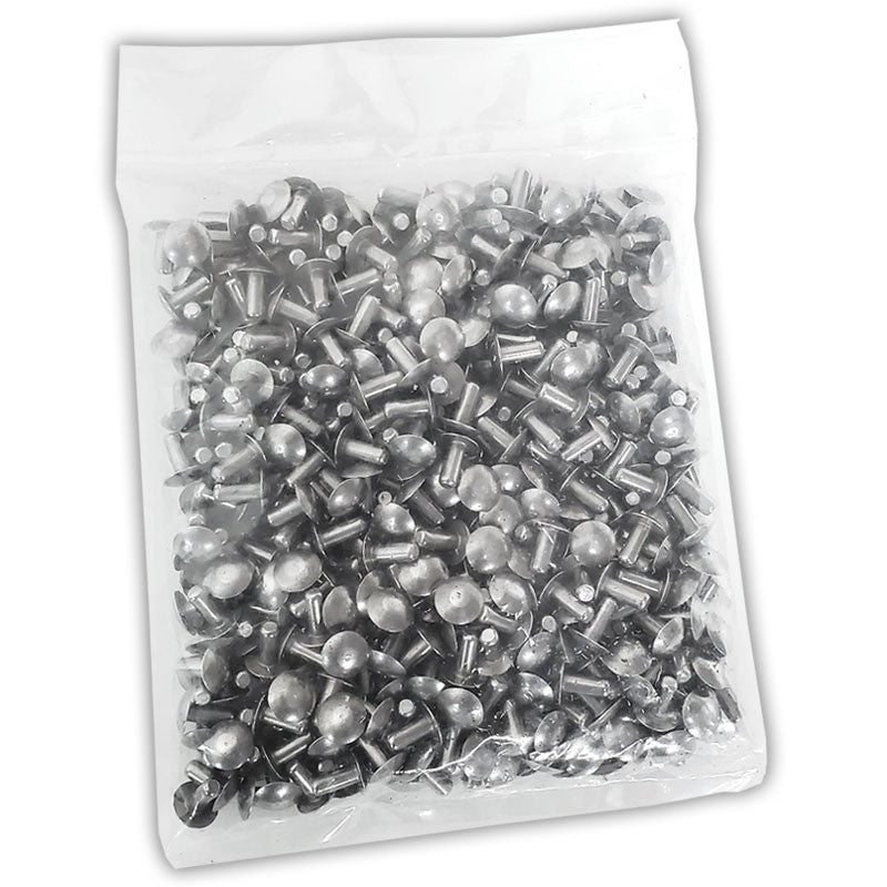 100x L/10mm 3/16" Dia Alu Brazier Head Solid Rivet Fastener Hard Trailer Repair-Hardware Fasteners-BuildFastCar-BFC-TTP-SRT-BZH-018-044-HD