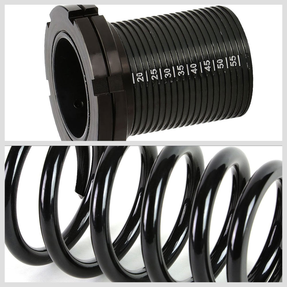 Front/Rear Black Scaled Black Coilover Lowering Spring Kit For 01-05 Honda Civic EM/ES Coupe/Sedan-Shocks & Springs-BuildFastCar