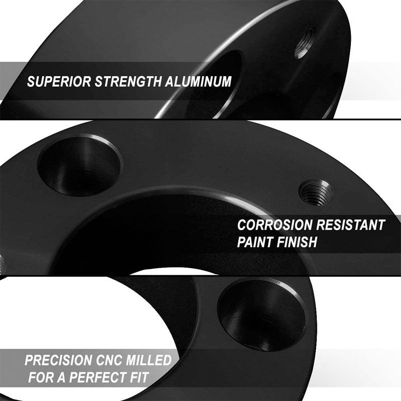 Black 1" Drop Aluminum Front Differential Drop Spacers Kit For 00-06 Tundra 4WD-Suspension-BuildFastCar