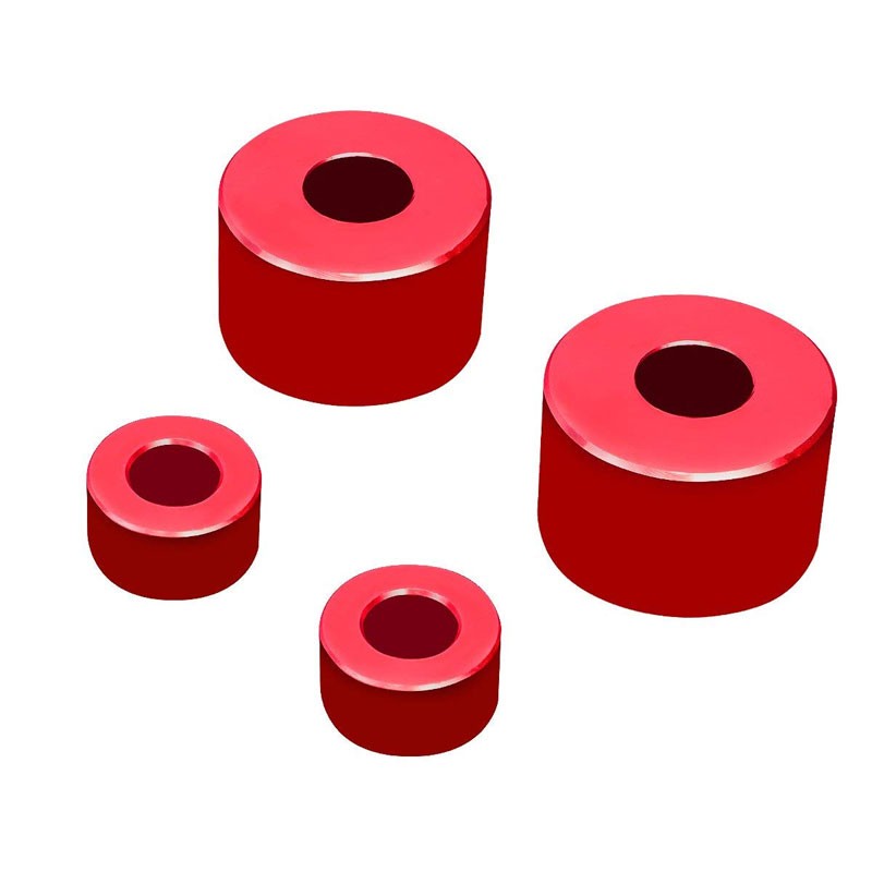 Red 1" Drop Aluminum Front Differential Drop Spacer Kit For 07-17 Tundra 4WD/AWD-Suspension-BuildFastCar