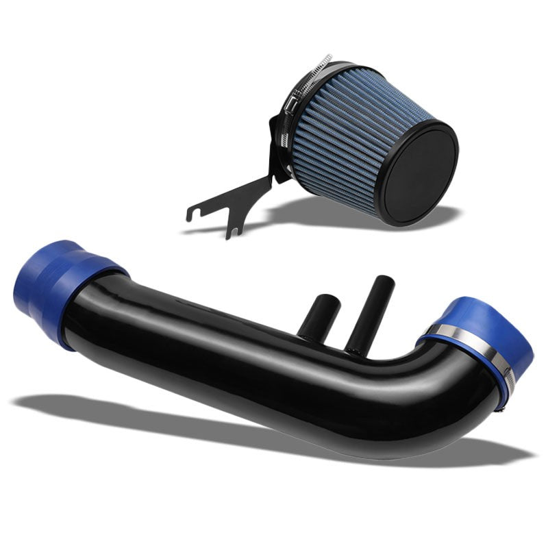 3.5" Black Pipe/Blue Filter+Shortram Air Intake Kit For 96-01 Mustang 4.6L V8-Performance-BuildFastCar