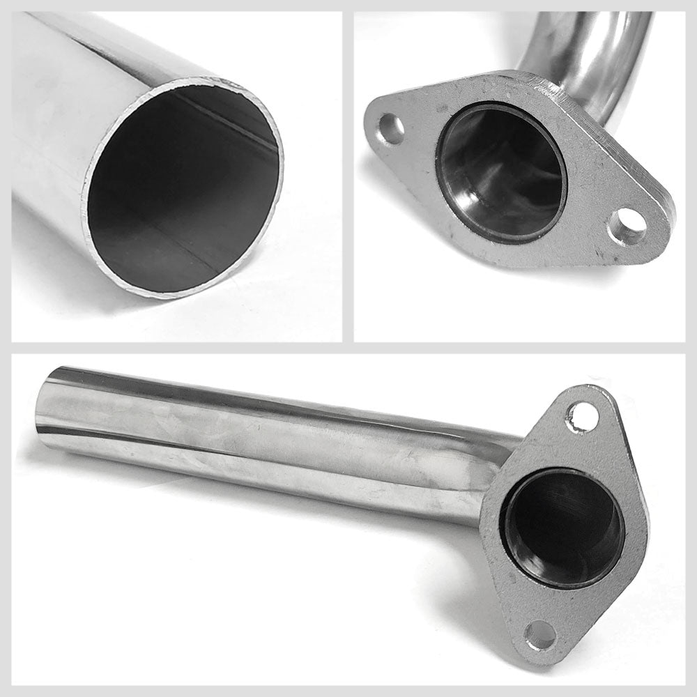 2-Bolt 35mm/38mm Turbocharger Exhaust Manifold Wastegate Stainless Dump Pipe