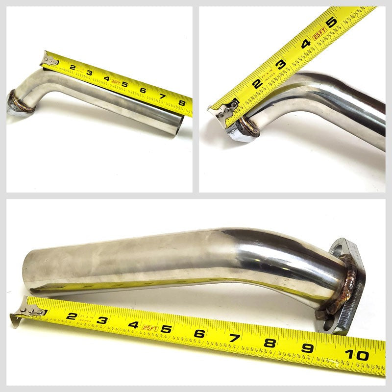 2-Bolt 40mm Universal Turbo Exhaust Manifold Wastegate Dump Pipe/Tube Piping-Superchargers & Turbochargers-BuildFastCar-BFC-DMP-40