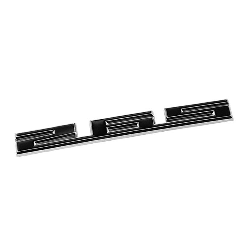 Black/Chrome 265 Cu Sign Logo Engine Badge Emblem Decal Plate 3M Sticker-Exterior-BuildFastCar