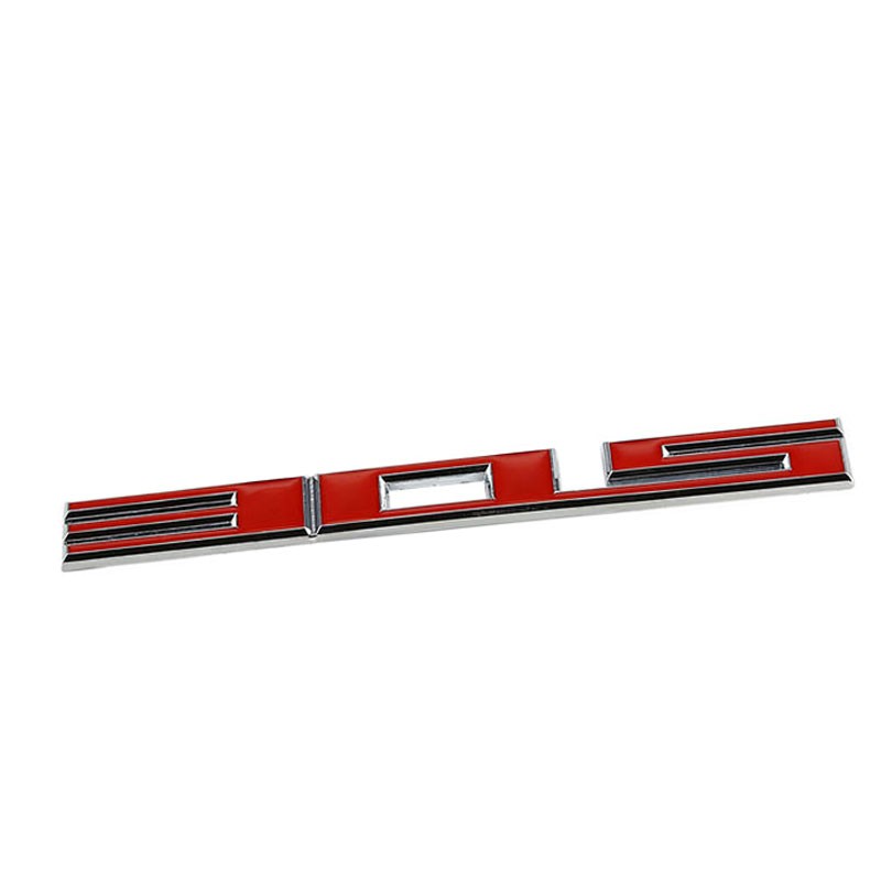 Red/Chrome 305 Logo Racing Sport Car Badge Emblem Polished Decal Plate-Exterior-BuildFastCar