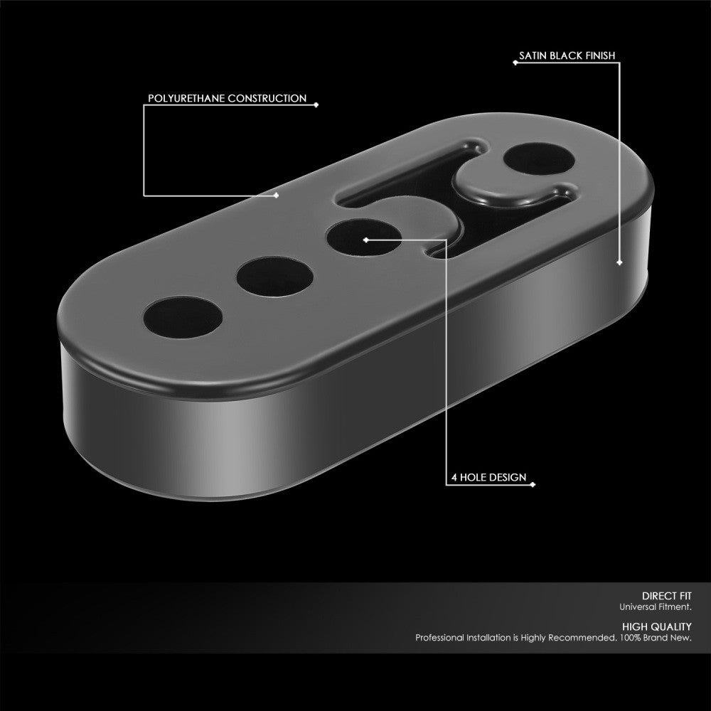 2PC 4-Hole Exhaust Hanger Insulators Mounting Bracket 14-2002