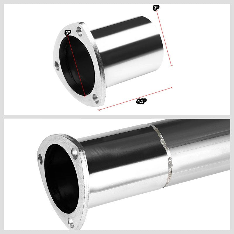 3.00"-3.00" SS 3-Bolt Flange Race Exhaust Merge Collector For Joiner Header-Performance-BuildFastCar