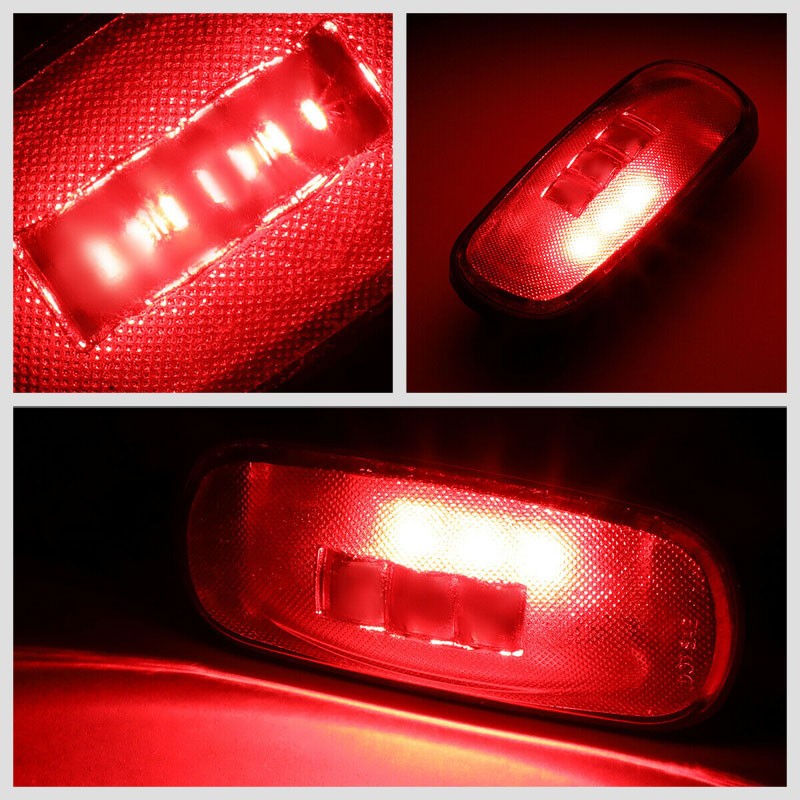 4x Clear LED Clearance Side Marker Light For 03-09 Ram 2500/3500 Dually Fender-Lighting-BuildFastCar-BFC-SML-DOD03RAM-CH