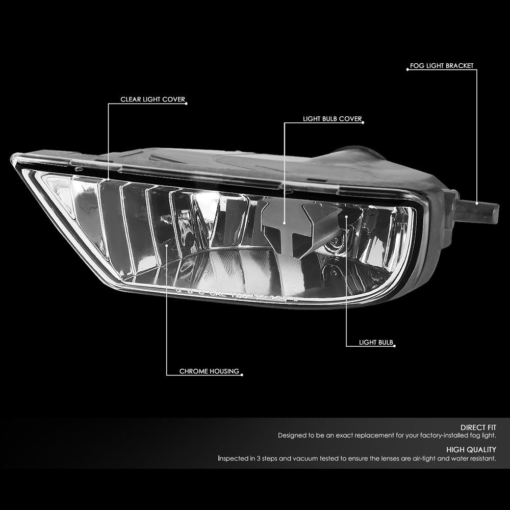 Front Bumper Replace Left Halogen Fog Light 9006 Bulb For 01-03 Sienna