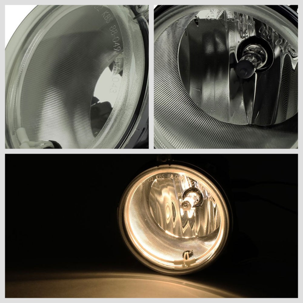 Smoke OE Halo Fog Light Lamp 05-10 Chrysler 300 08-09 Caliber SRT-4 06 Charger SRT-8 BFC-FOLK-SW-CHY300-HALOSM