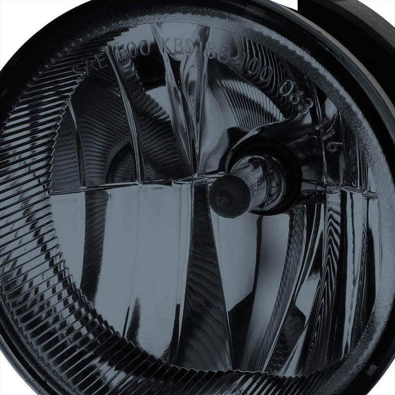 Front Bumper Fog Light Lamp+Halo Ring CCFL DRL+Bulb Smoke Lens For 08-11 Ranger-Exterior-BuildFastCar