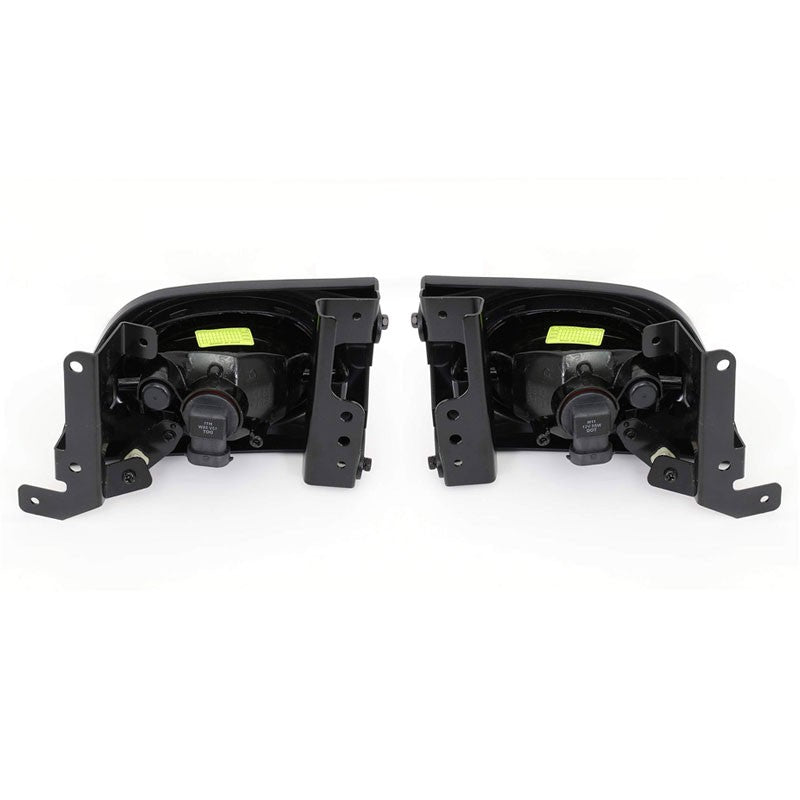 OE Style Front Left/Right Fog Light Lamp+Bezel Chrome/Clear For 06-08 Civic 4Dr-Lighting-BuildFastCar-BFC-FOLK-OE-HON06CIV4D-LR