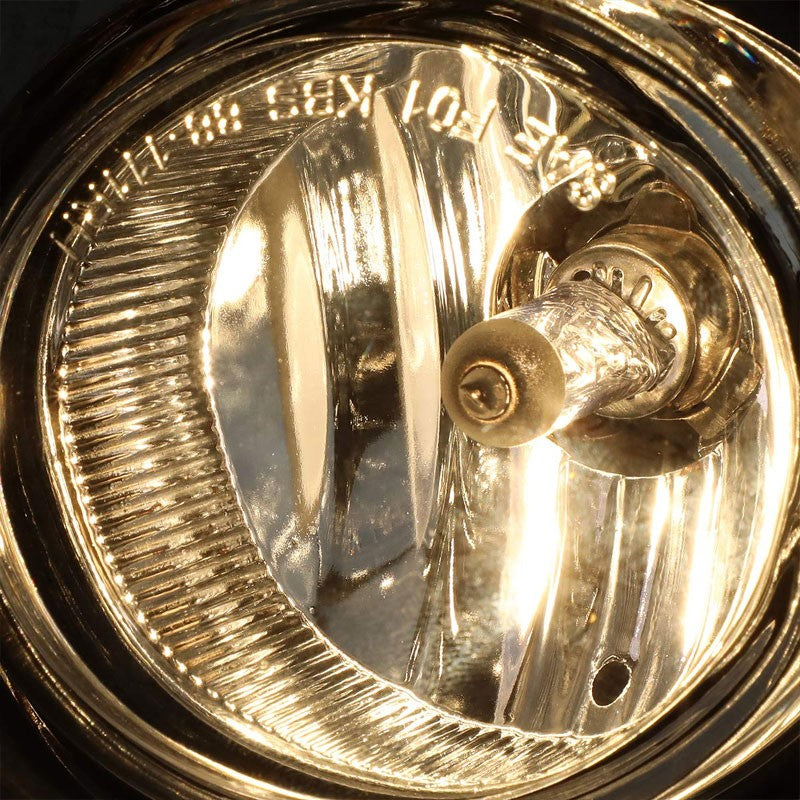 OE Style Front Left & Right Fog Light Lamp Chrome/Clear For 06-12 Mazda MX-5-Lighting-BuildFastCar-BFC-FOLK-MAZ07CX7-LR