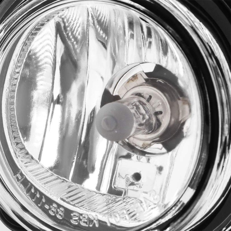 OE Style Front Right Side Fog Light Lamp Chrome/Clear For 11-14 Mazda 2 1.5L-Lighting-BuildFastCar