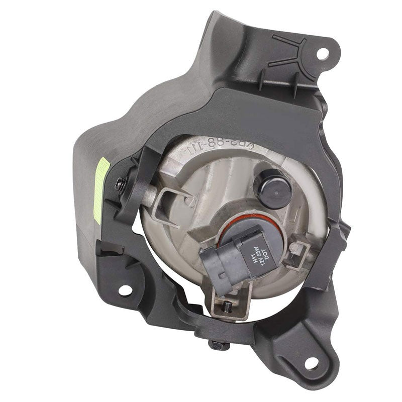 OE Style Front Left/Right Fog Light Lamp Chrome/Clear For 11-14 Mazda 2 1.5L-Lighting-BuildFastCar