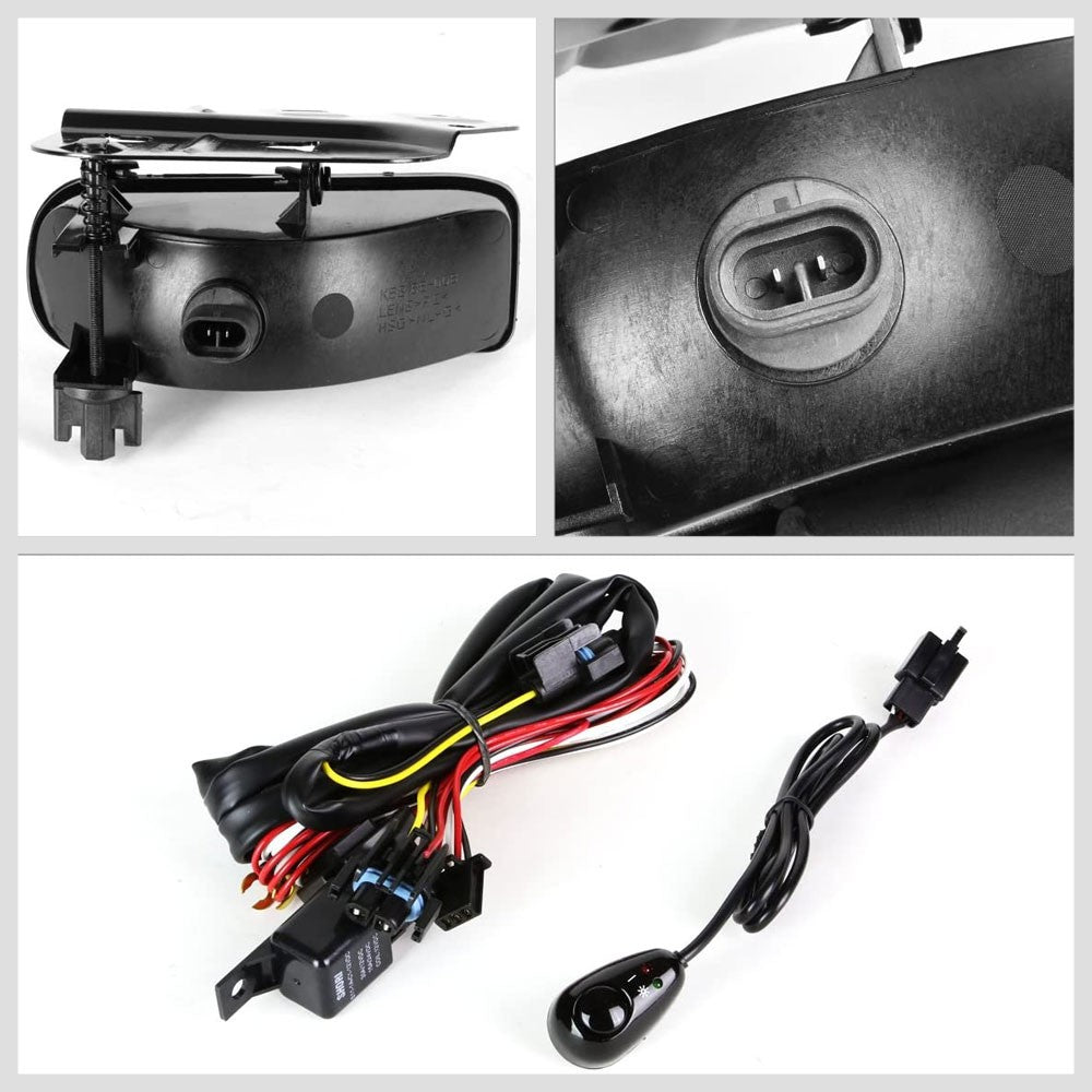 Escalade/EXT/ESV Smoke Lens Reflector Fog Light Lamp Kit