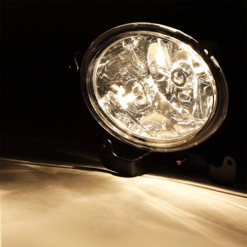 Front Bumper Driving Fog Light Lamp Kit+Bulbs Clear Lens For 03-06 Accent 3Dr-Exterior-BuildFastCar