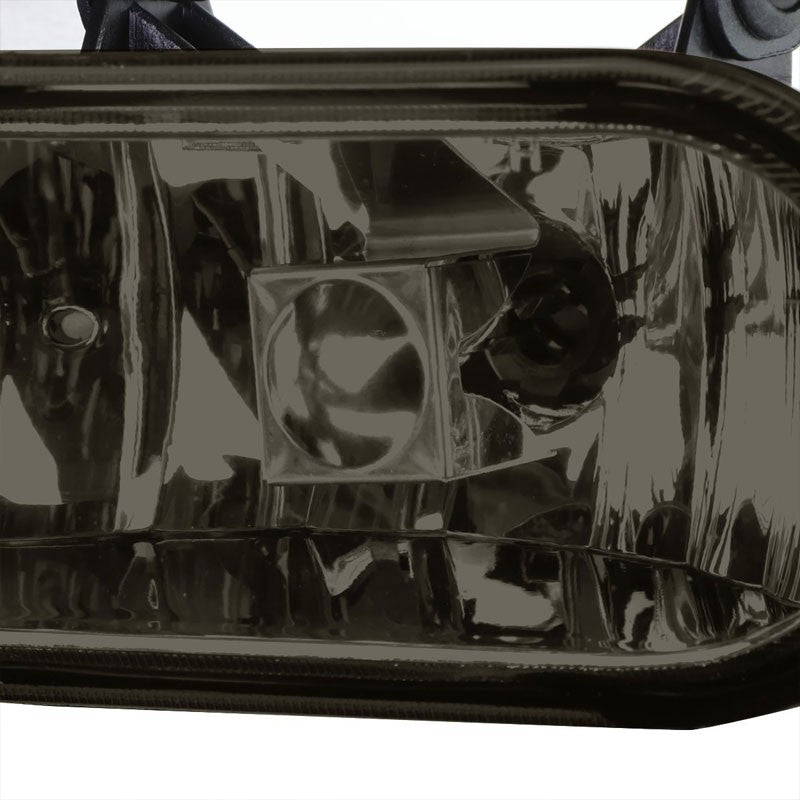 Front Bumper Driving Fog Light Lamp+Switch 899 Bulb Smoke Len For 02-06 Escalade-Exterior-BuildFastCar