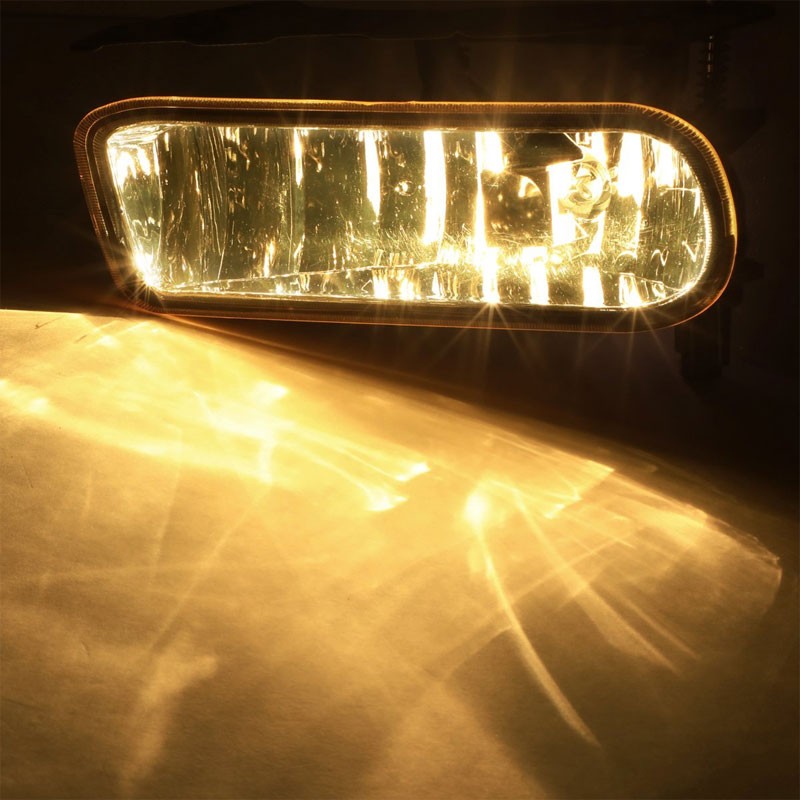 Front Bumper Driving Fog Light Lamp Kit 899 Bulbs Smoke Lens For 02-06 Escalade-Exterior-BuildFastCar