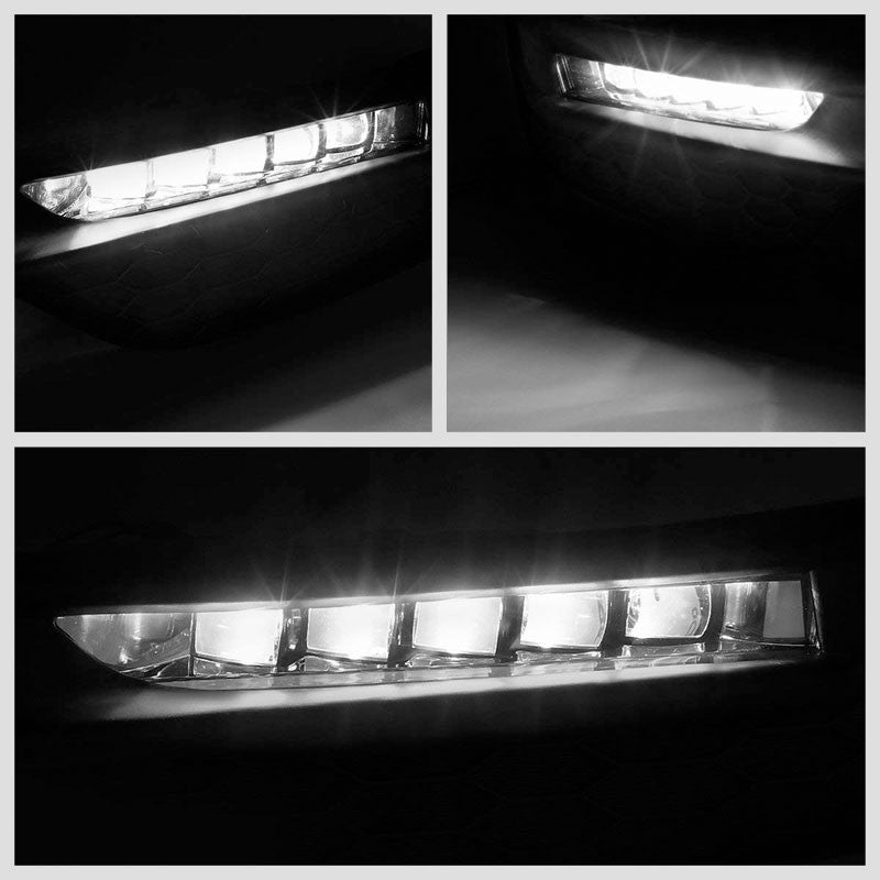 Front Bumper Driving Fog Light Lamp 12V 6000K LED Smoke Lens For 16-17 Accord-Exterior-BuildFastCar