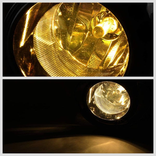 Amber Lens Front Driving Fog Light Lamp Kit+Switch For 15-18 Toyota Prius C-Exterior-BuildFastCar