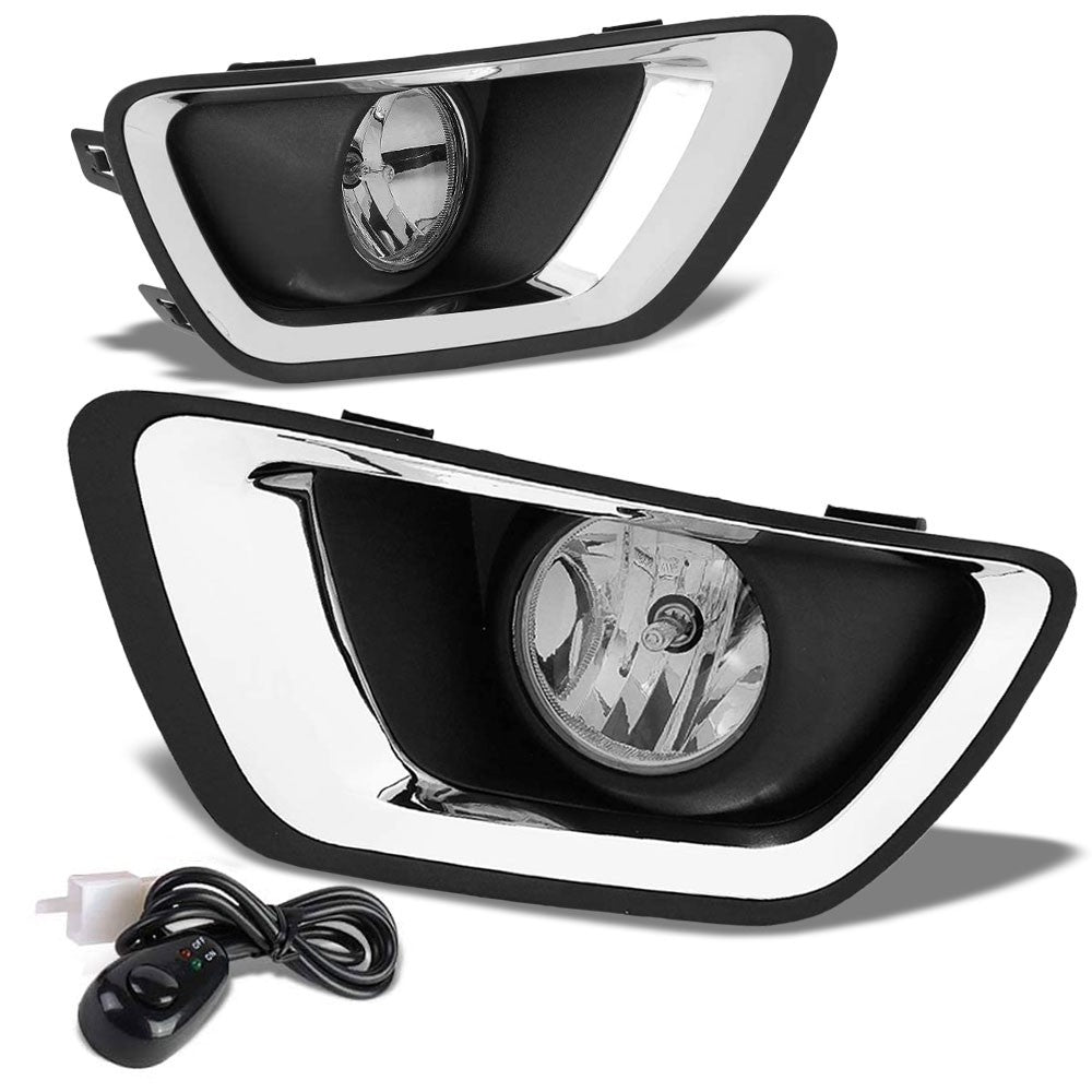 15-19 Chevrolet Colorado Clear Lens Bezel Cover Fog Light