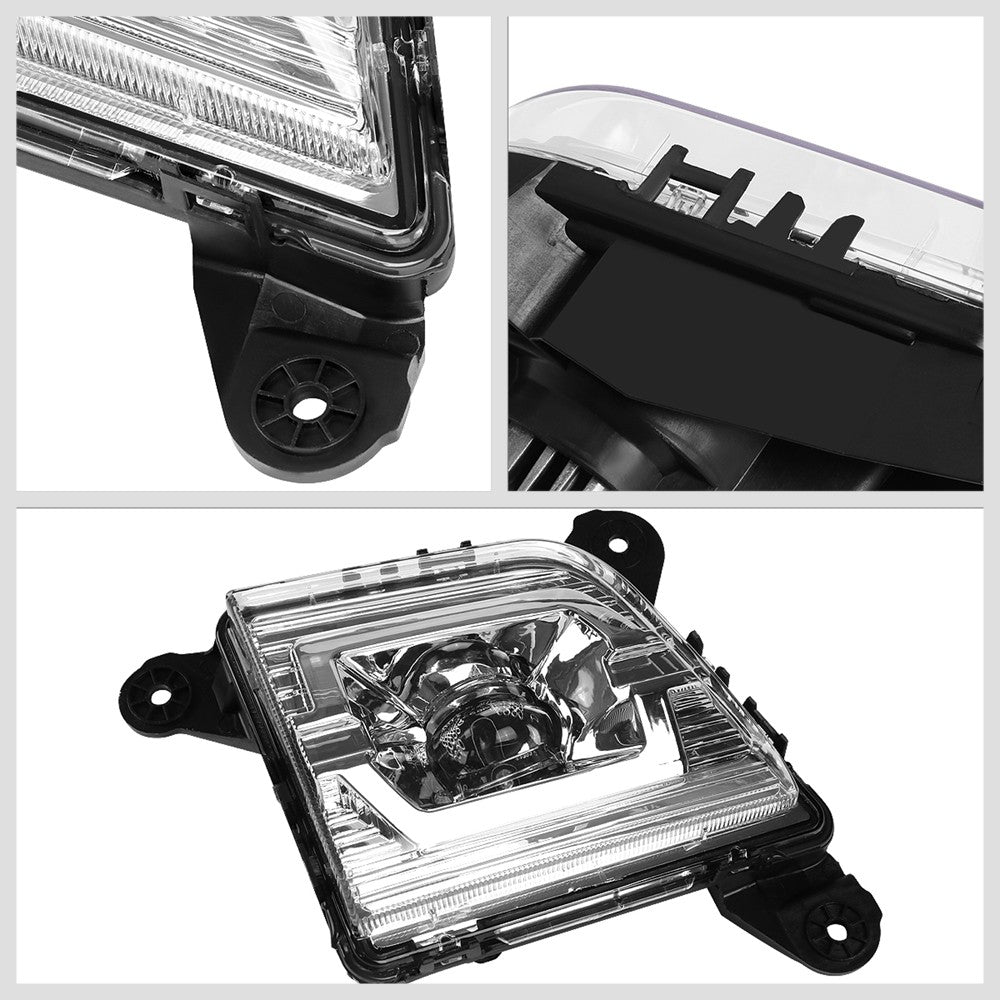 Front Bumper Replace Left/Right LED Fog Light For 19-20 Silverado 1500