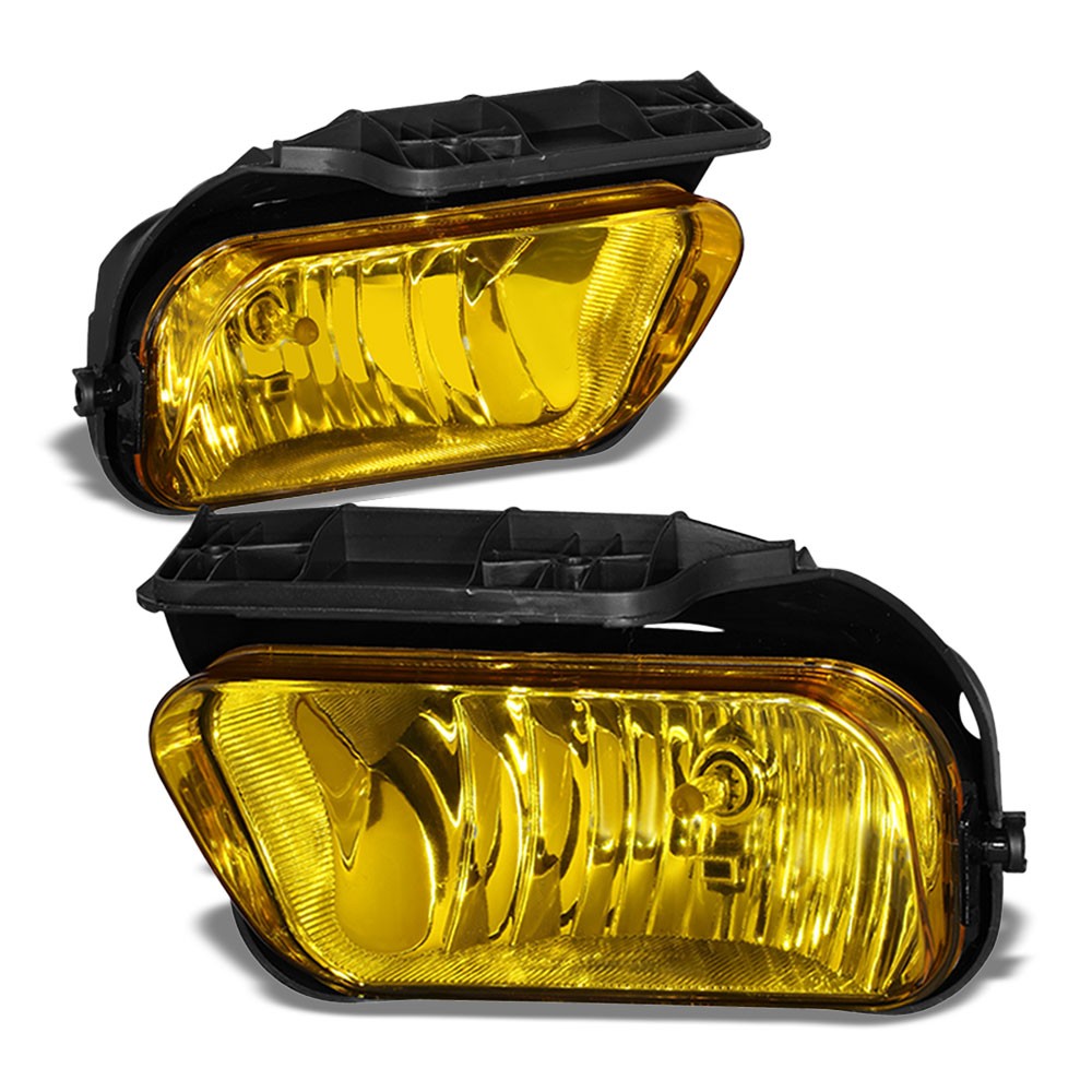 Front Bumper Amber Lens Fog Light Lamp+Bulbs For 04-07 Silverado 1500 HD Classic-Lighting-BuildFastCar