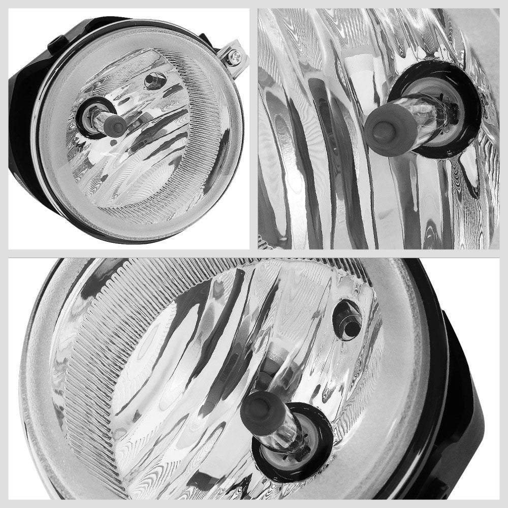 Clear Lens Front Bumper Fog Light Lamps +Switch 08-10 Dodge Challenger BFC-FOLK-311-CH