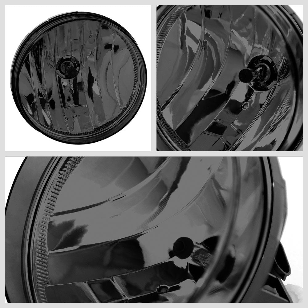 GMC Sierra 2500 HD Smoke Lens Reflector Fog Light Lamp Kit