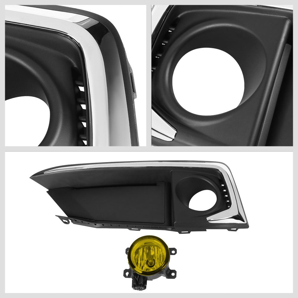 19-UP Honda Civic FC 2DR 4DR Amber Lens Reflector Fog Light