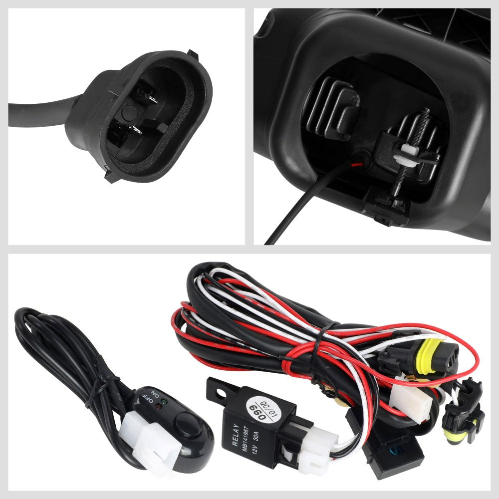 Clear Lens LED Front Bumper Fog Light Lamp 03-07 Silverado Avalanche BFC-FOLK-339-CH