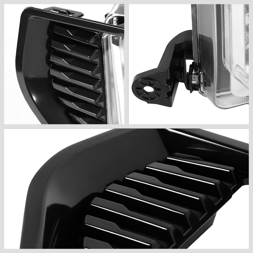 Front Bumper Replace Chrome LED Fog Light w/Switch For 19-21 Sierra 1500