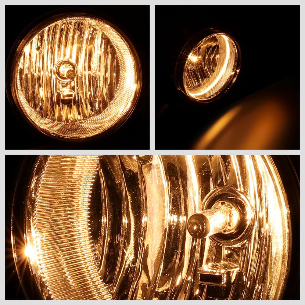 Clear Lens Front Bumper Fog Light Lamp 03-06 GMC Sierra 1500 2500 3500 BFC-FOLK-357-CH